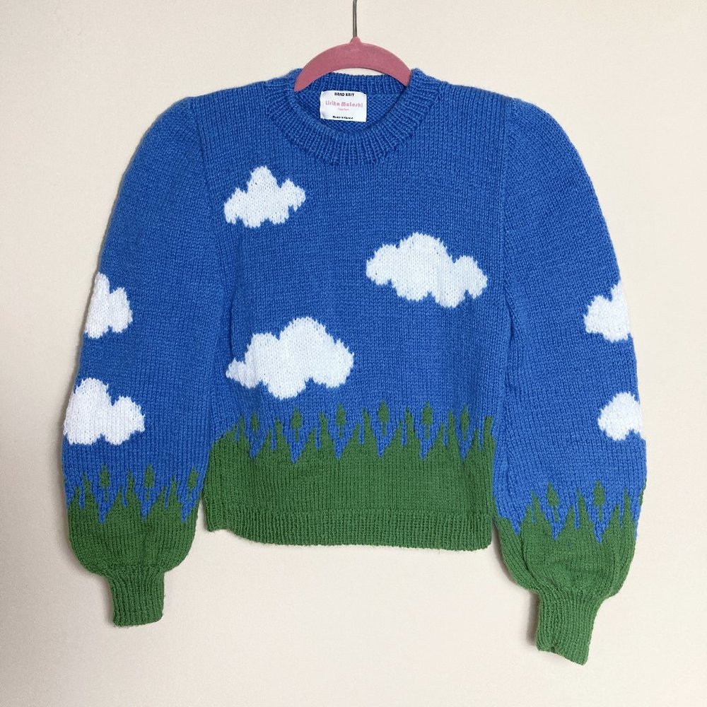 NWT Lirika Matoshi Clouds Hand-Knit Sweater - Sz XS